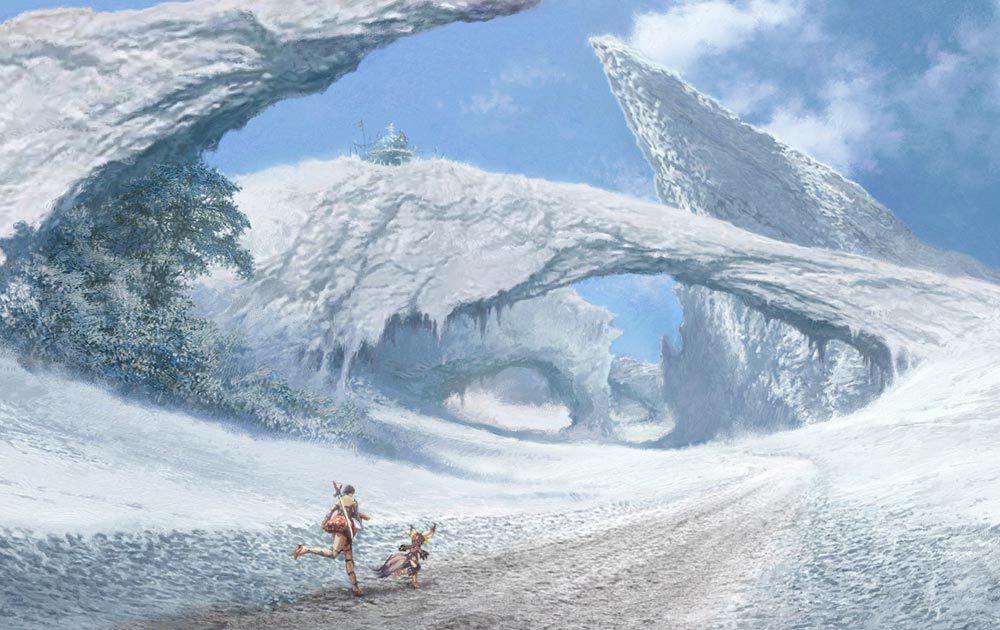 Frozen Landscape Art from Blade & Soul