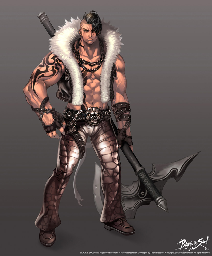 Gon Male Destroyer Design Art from Blade & Soul
