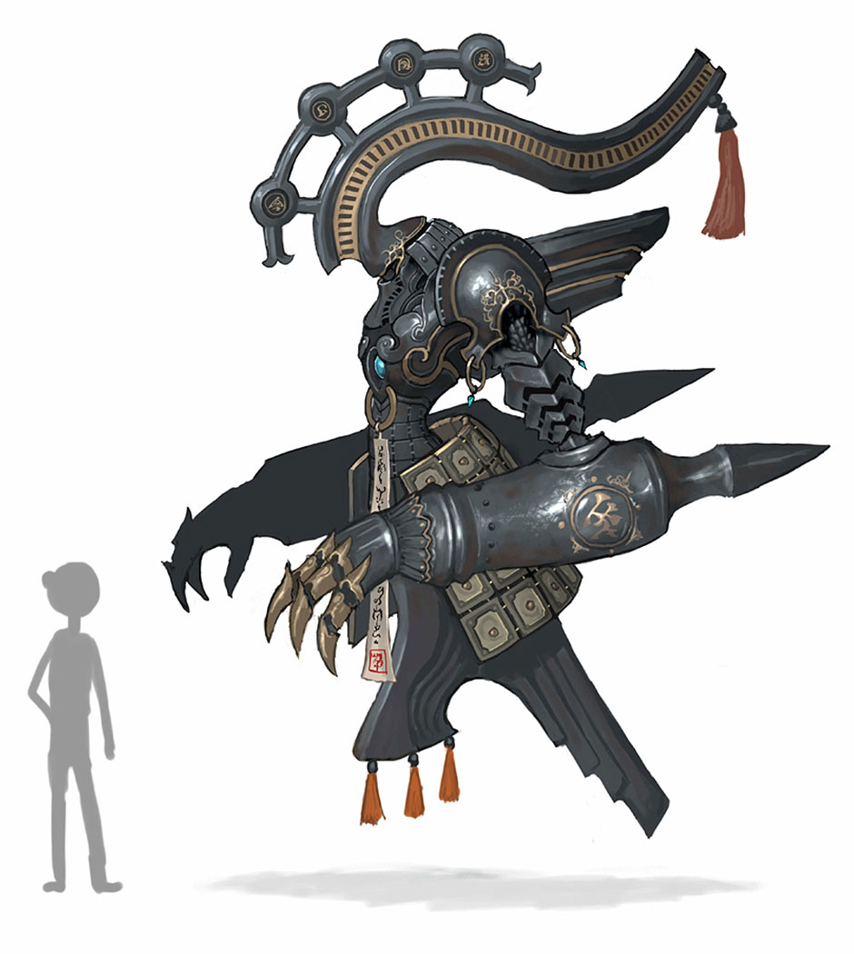 Law Mecha Art from Blade & Soul