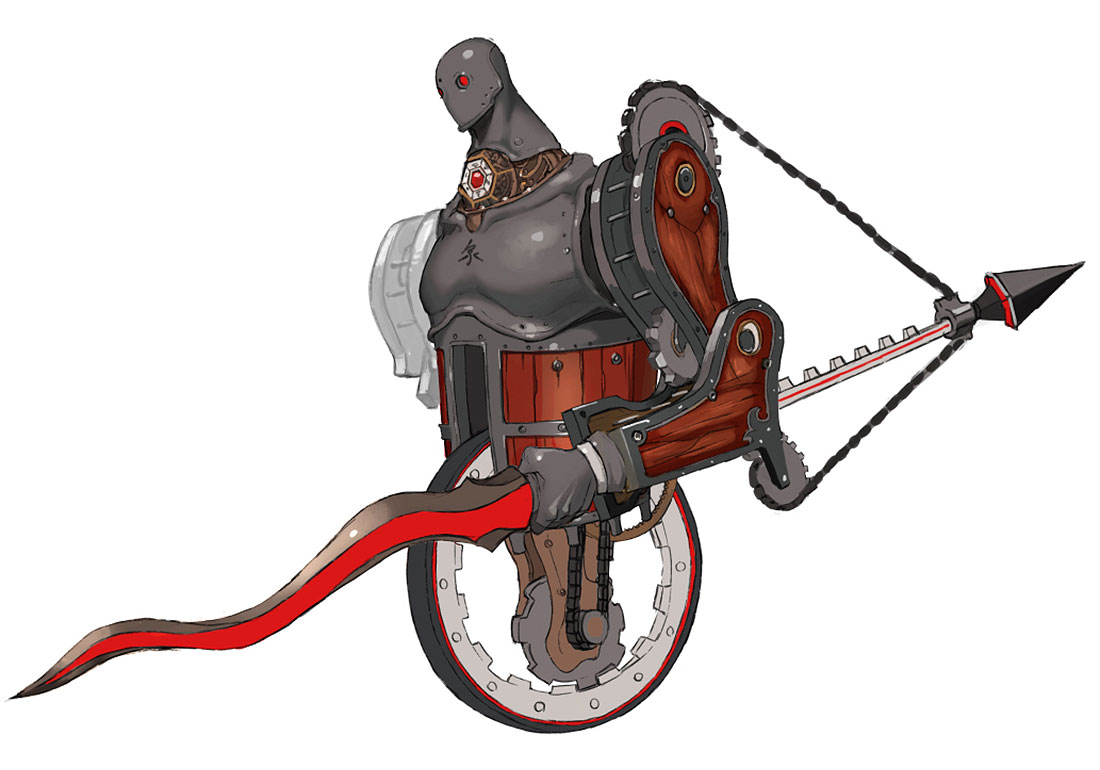 Law Mecha Art from Blade & Soul