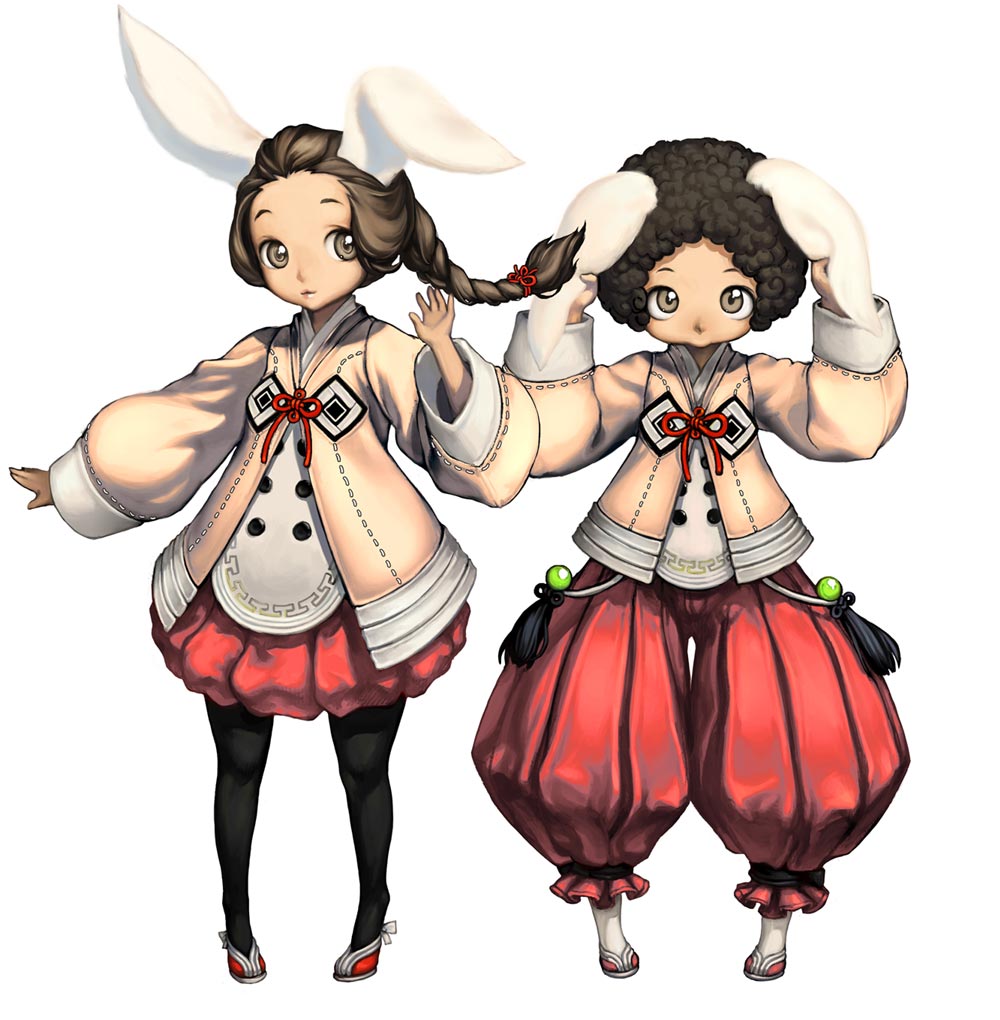 Female & Male Lyn Designs Art from Blade & Soul