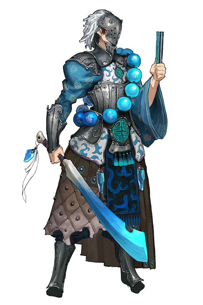 Male Character Design Art from Blade & Soul