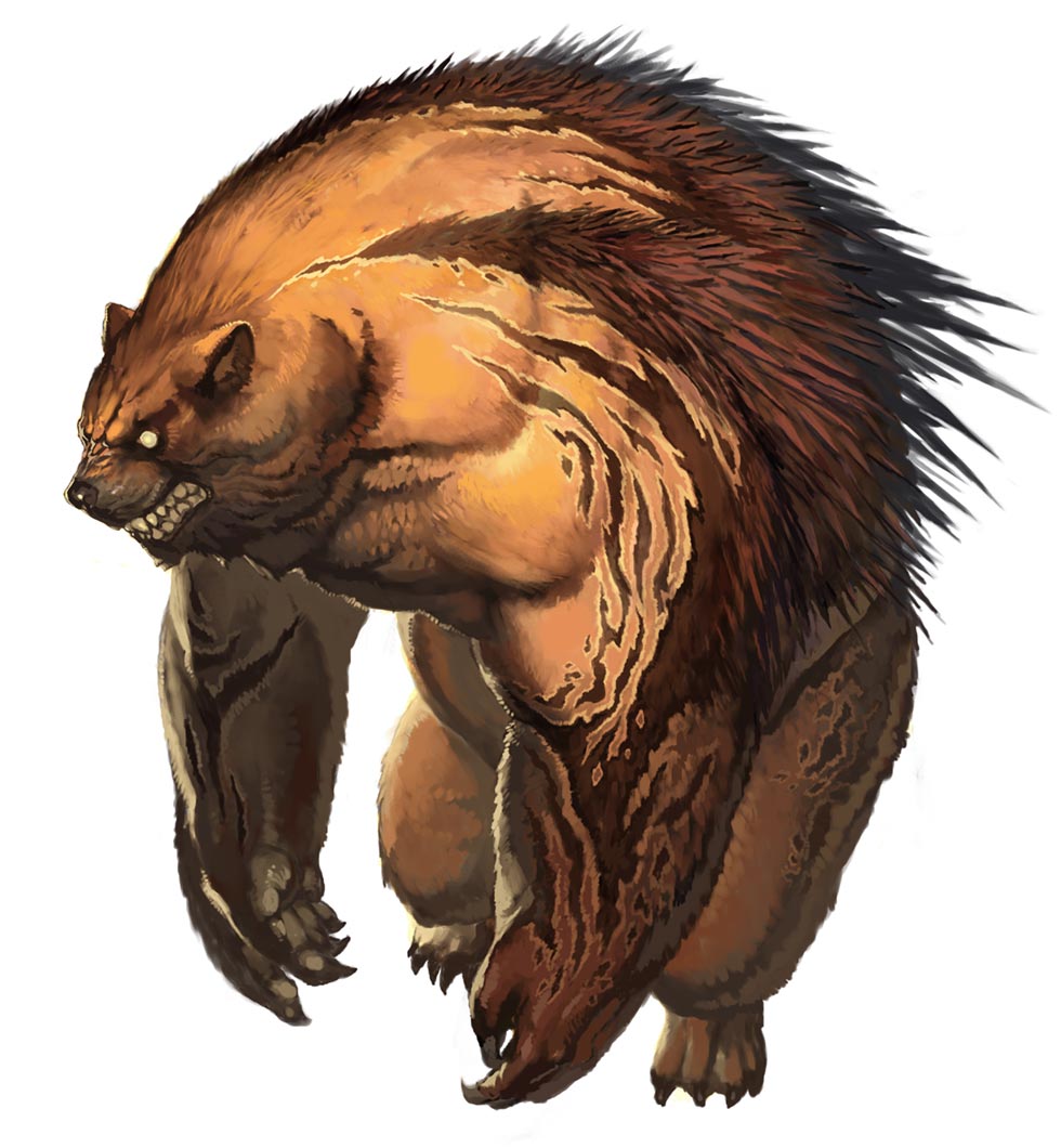 Bear Monster Art from Blade & Soul