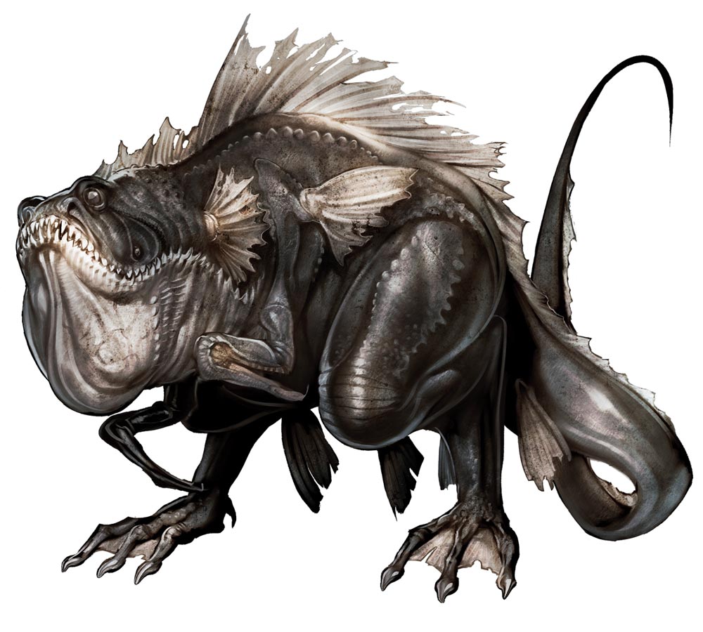 Aquatic Monster Design Art from Blade & Soul