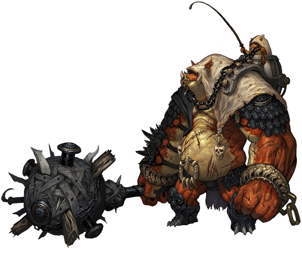 Boar Monster Design Art from Blade & Soul