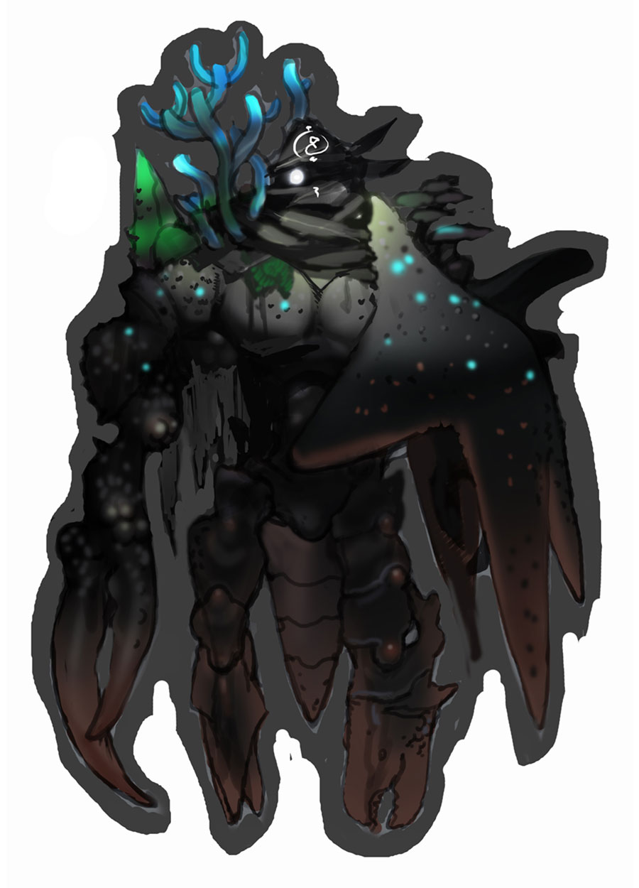 Pirate Crustacean Monster Art from Blade & Soul