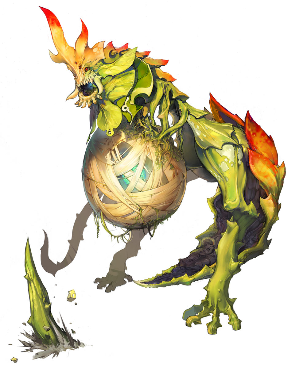 Plant Monster Art from Blade & Soul