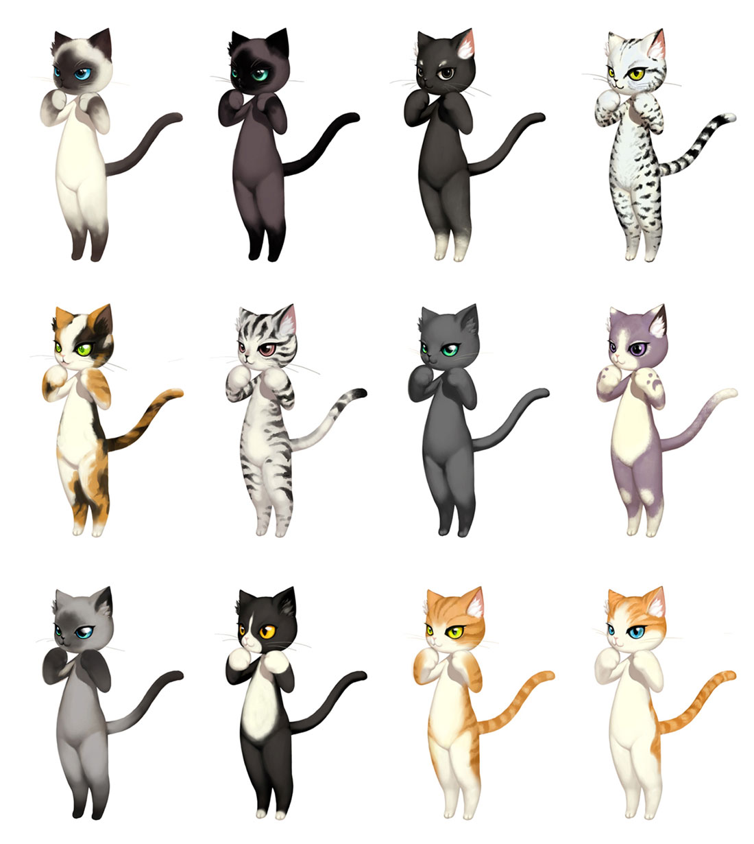 Summoner Cat Pet Concept Art from Blade & Soul