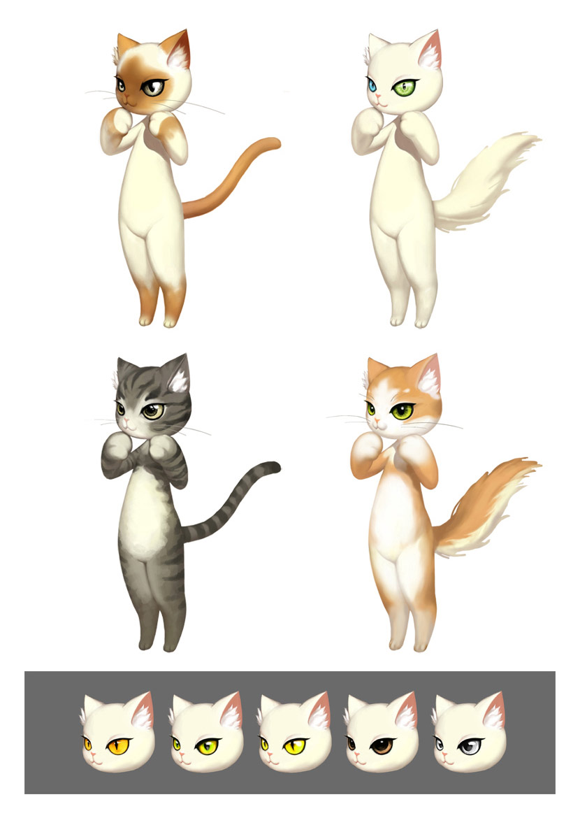 Summoner Cat Pet Art from Blade & Soul