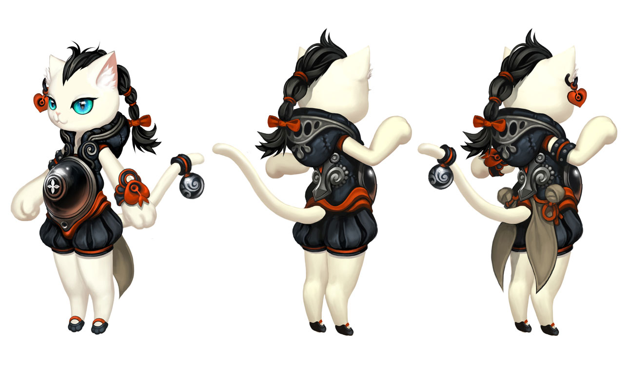 Summoner Cat Pet Costume Art from Blade & Soul