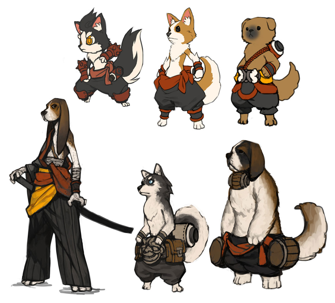 Summoner Dog Pet Ideas Artwork from Blade & Soul