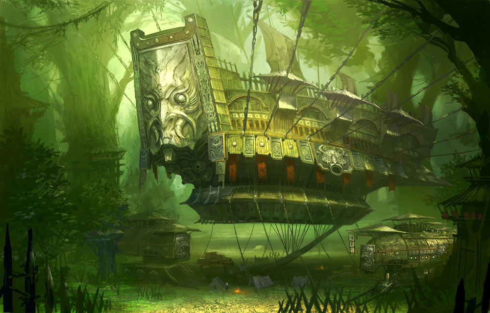 Gyeung Cheon Maeng Basecamp Art from Blade & Soul