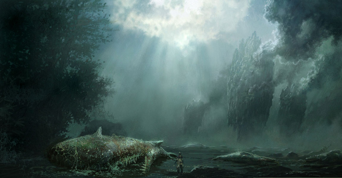 Whale Corpses Art from Blade & Soul