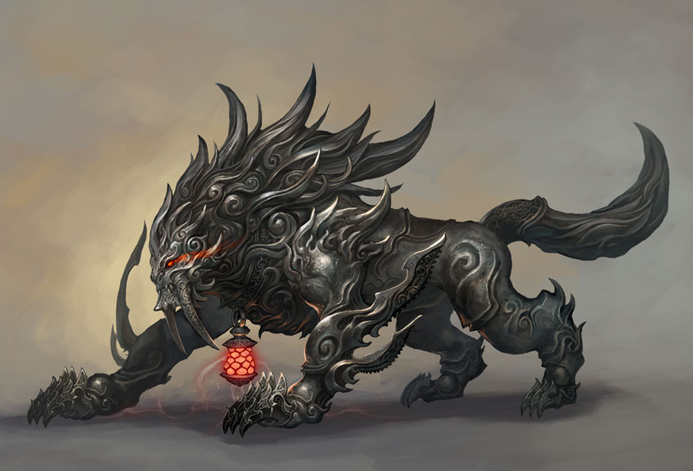 Wolf Monster Art from Blade & Soul