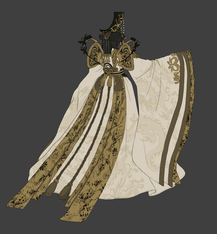 Empress Yunma Fei, Backside Art from Blade & Soul