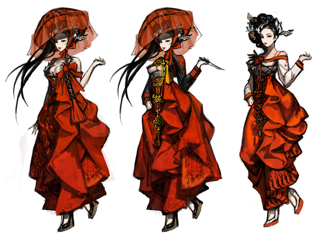 Yura Concept Art from Blade & Soul