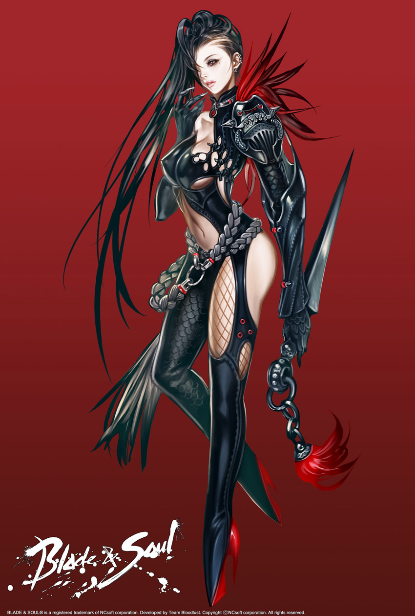 Yura in Battle Gear Art from Blade & Soul