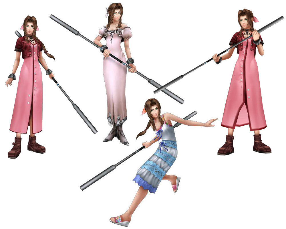 Aerith Gainsborough Art from Dissidia 012 Final Fantasy