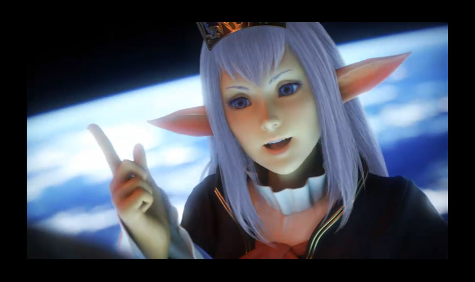 Prishe CG Art from Dissidia 012 Final Fantasy