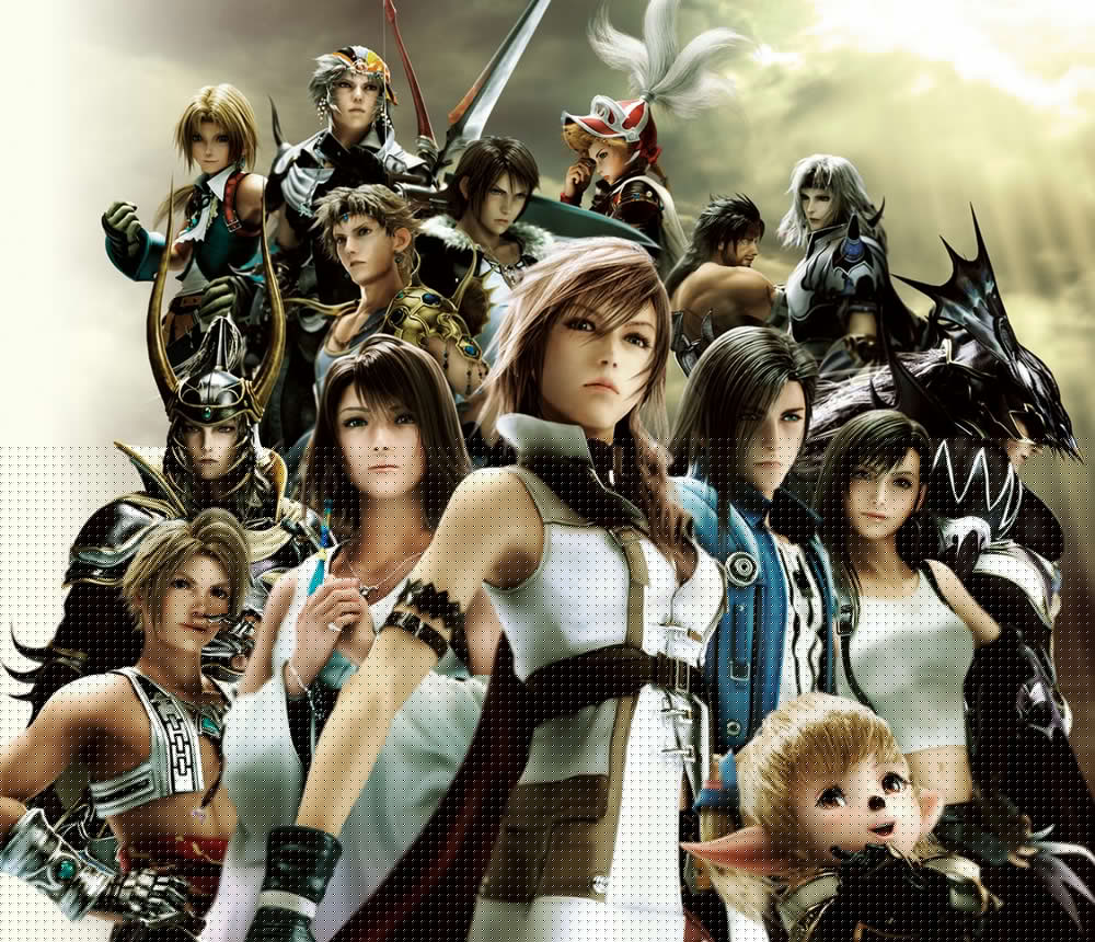 Characters - Cosmos Side Art from Dissidia 012 Final Fantasy