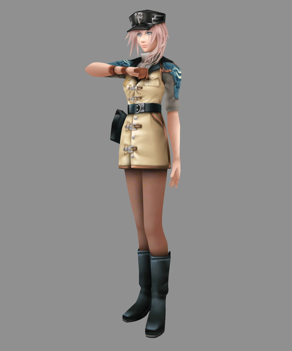 Lightning - Guardian Corps Art from Dissidia 012 Final Fantasy