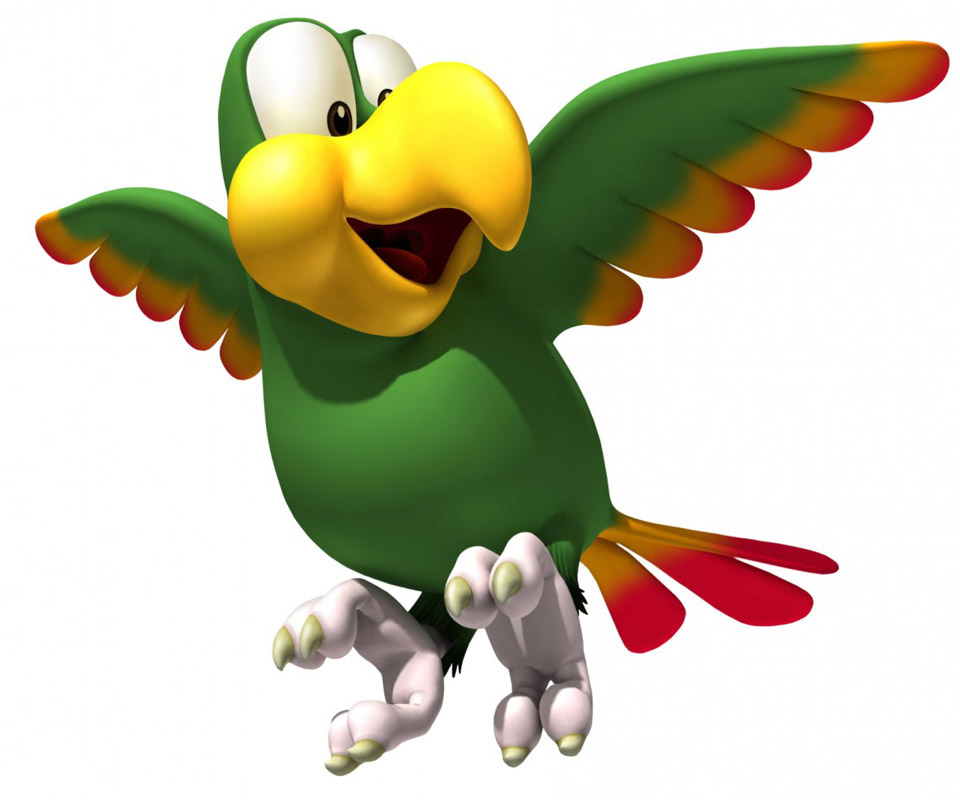 Squawks Art from Donkey Kong Country Returns