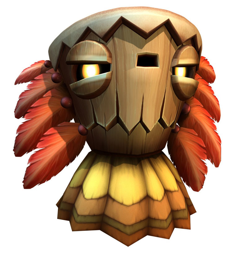 Tiki Goon Art from Donkey Kong Country Returns
