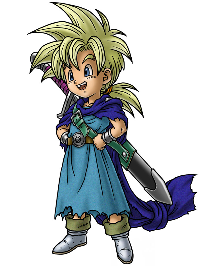 Hero's Son Parry Art from Dragon Quest V: Hand of the Heavenly Bride