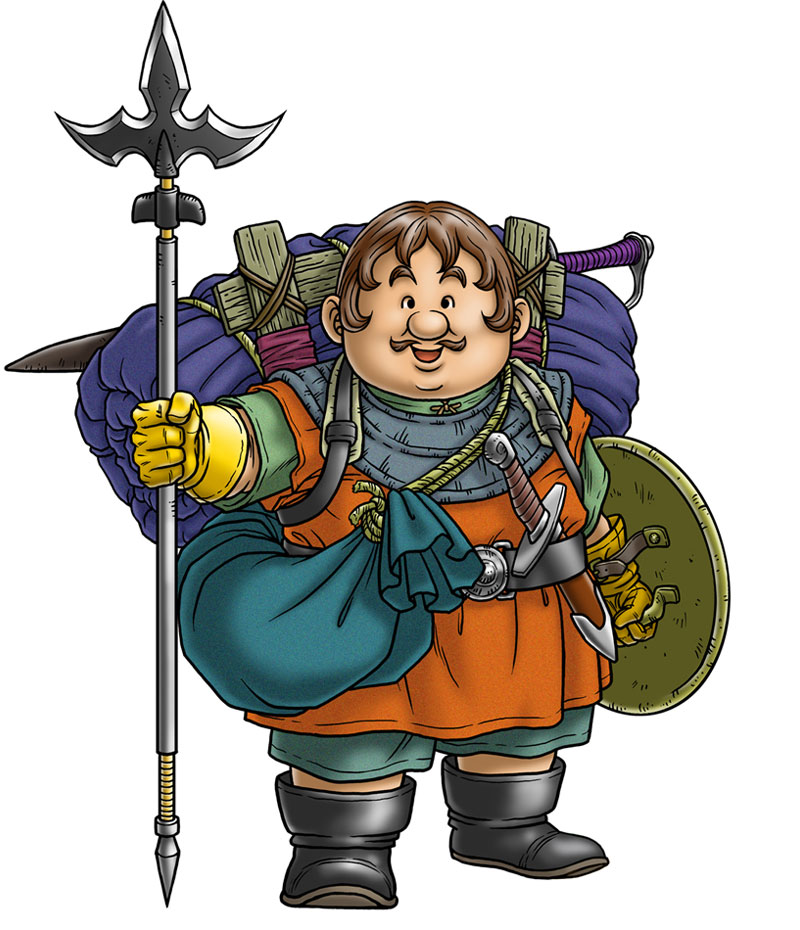Sancho Art from Dragon Quest V: Hand of the Heavenly Bride