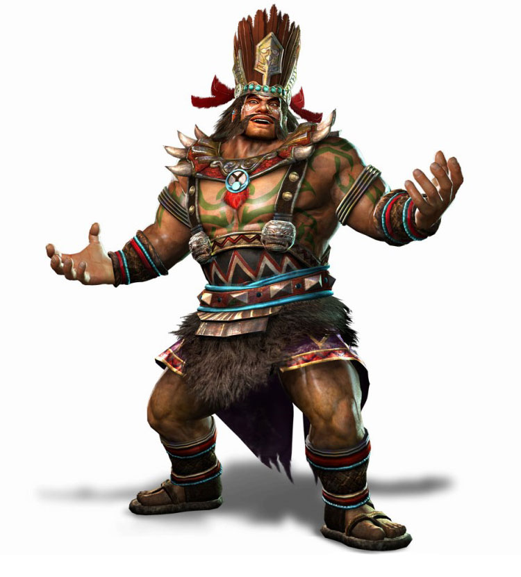 Meng Huo Art from Dynasty Warriors 7