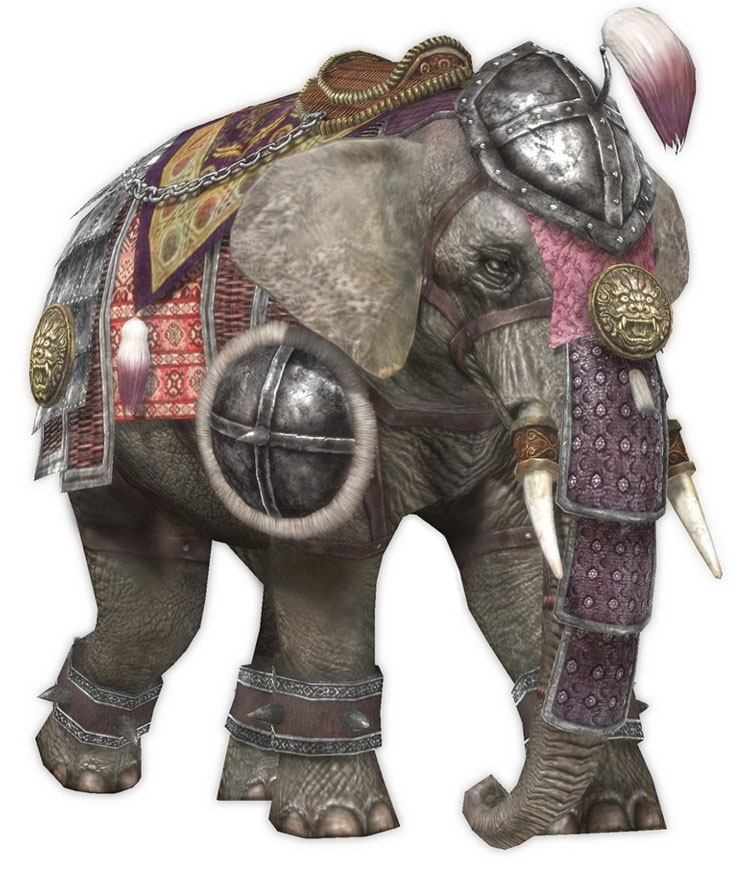 War Elephant Art from Dynasty Warriors 7