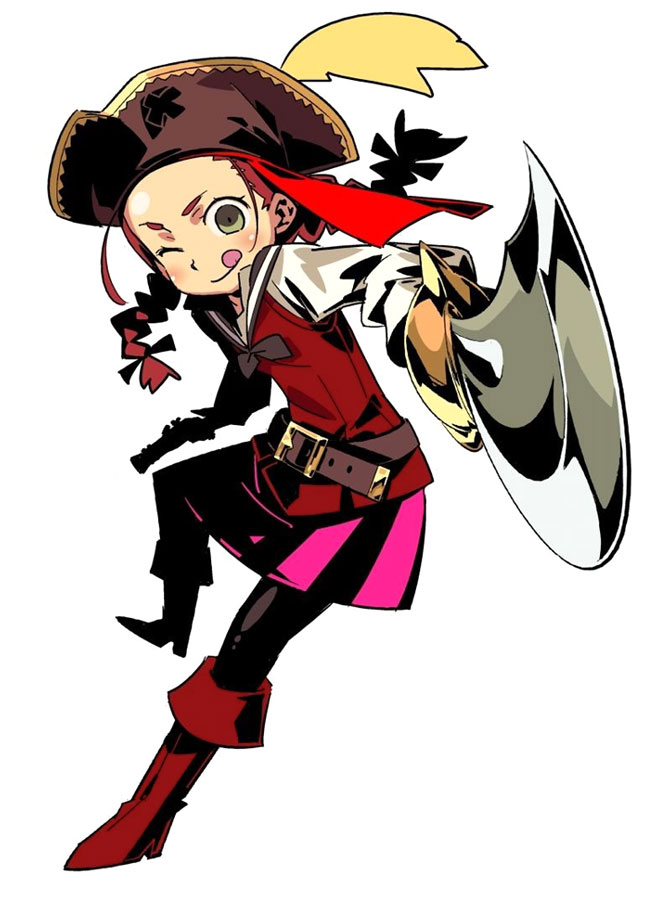 Buccaneer Female Art from Etrian Odyssey III: The Drowned City