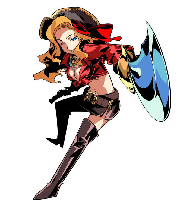 Buccaneer Female Art from Etrian Odyssey III: The Drowned City