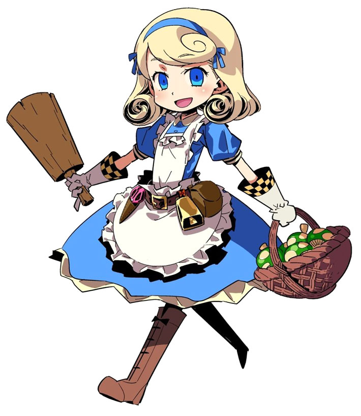 Farmer Female Art from Etrian Odyssey III: The Drowned City