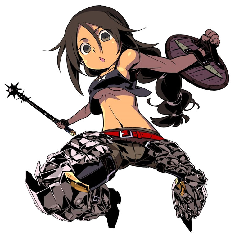 Gladiator Female Art from Etrian Odyssey III: The Drowned City