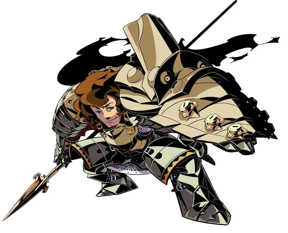 Hoplite Male Art from Etrian Odyssey III: The Drowned City