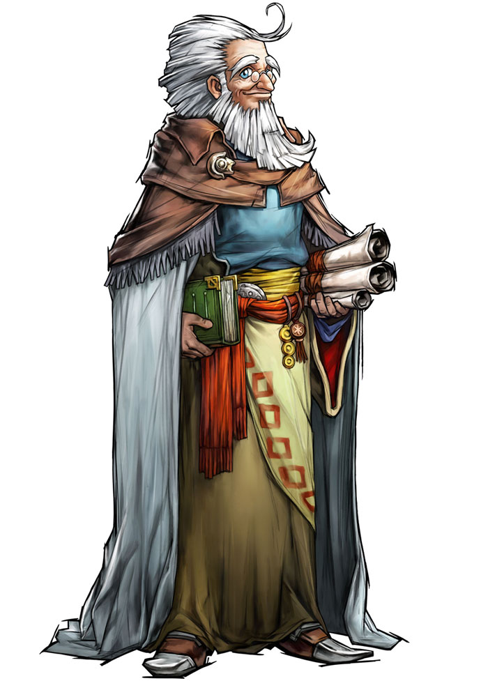 Kraden Art from Golden Sun: Dark Dawn