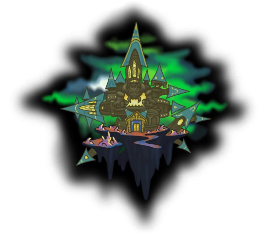 Castle Oblivion World Icon Art from Kingdom Hearts Re:coded