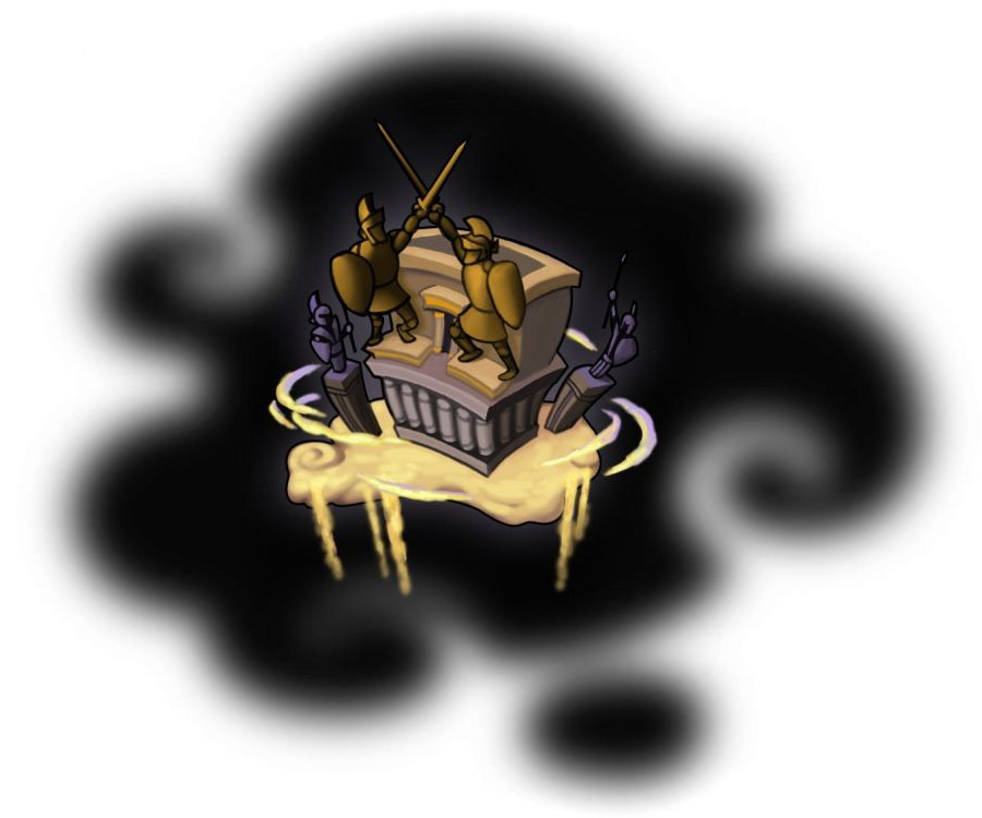 Olympus Coliseum World Icon Art from Kingdom Hearts Re:coded