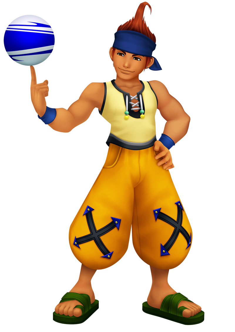 Wakka Art from Kingdom Hearts Re:coded