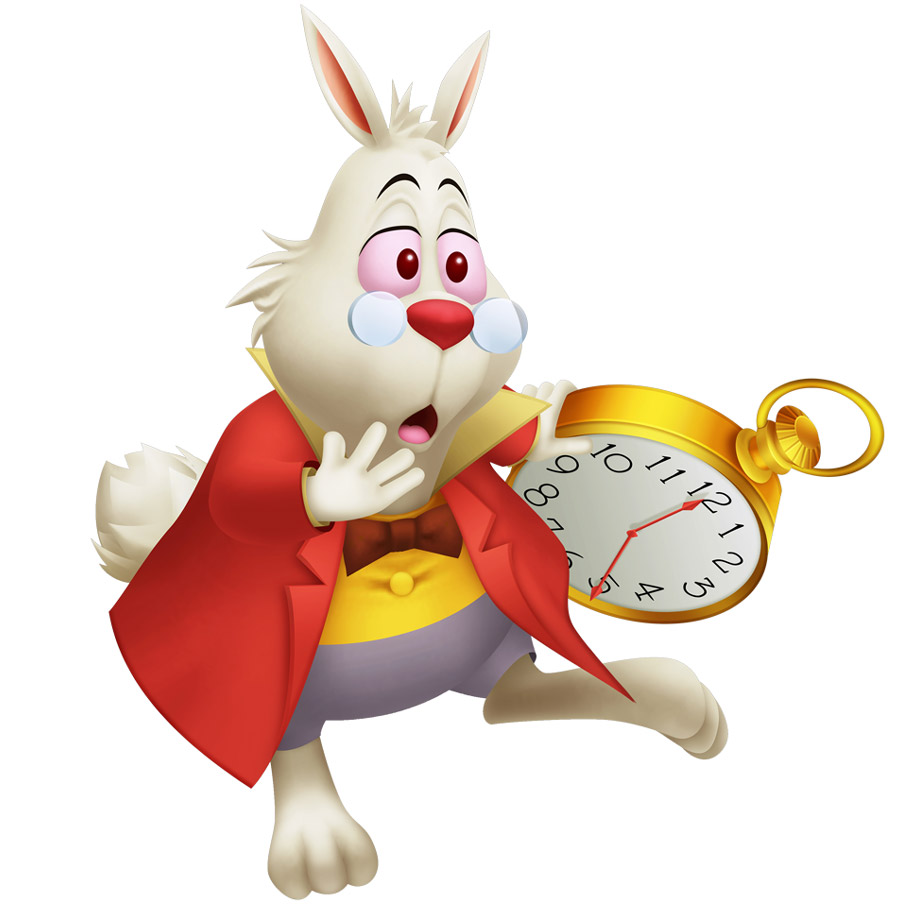 White Rabbit Art from Kingdom Hearts Re:coded