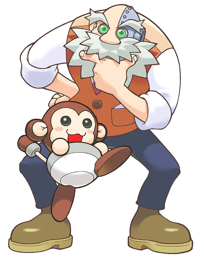 Barrel Caskett Art from Mega Man Legends