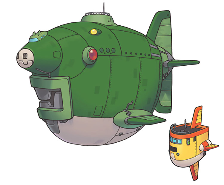 Gesellschaft Art from Mega Man Legends