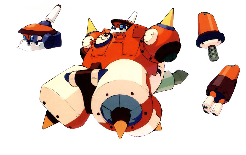 Hover Gustaff Art from Mega Man Legends