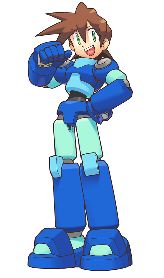 Mega Man Volnutt Art from Mega Man Legends