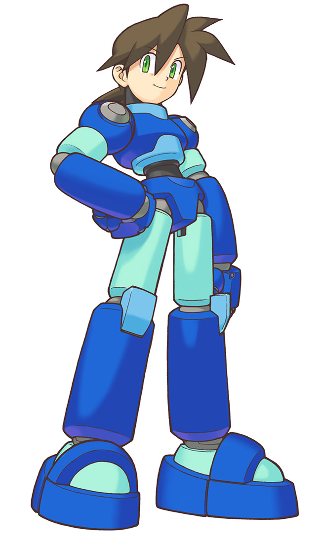 Mega Man Volnutt Art from Mega Man Legends