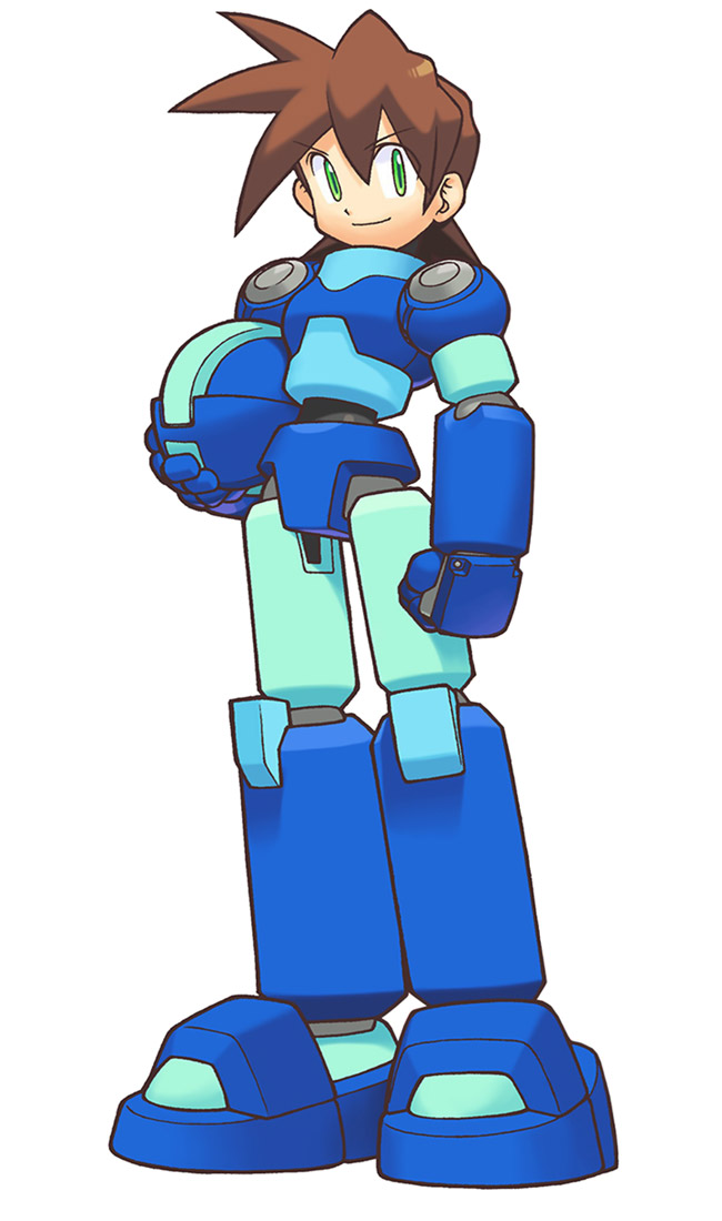 Mega Man Volnutt Art from Mega Man Legends