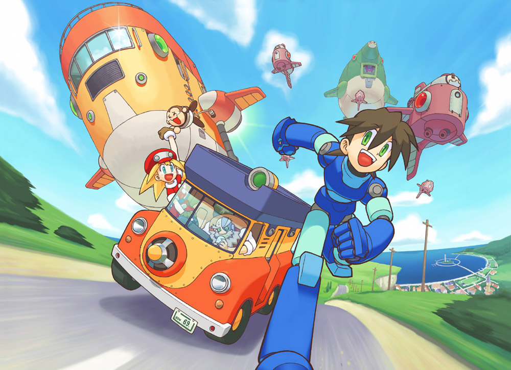 Promotional Art from Mega Man Legends
