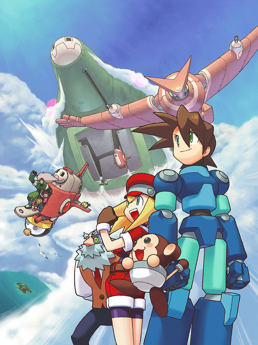Promotional Art from Mega Man Legends