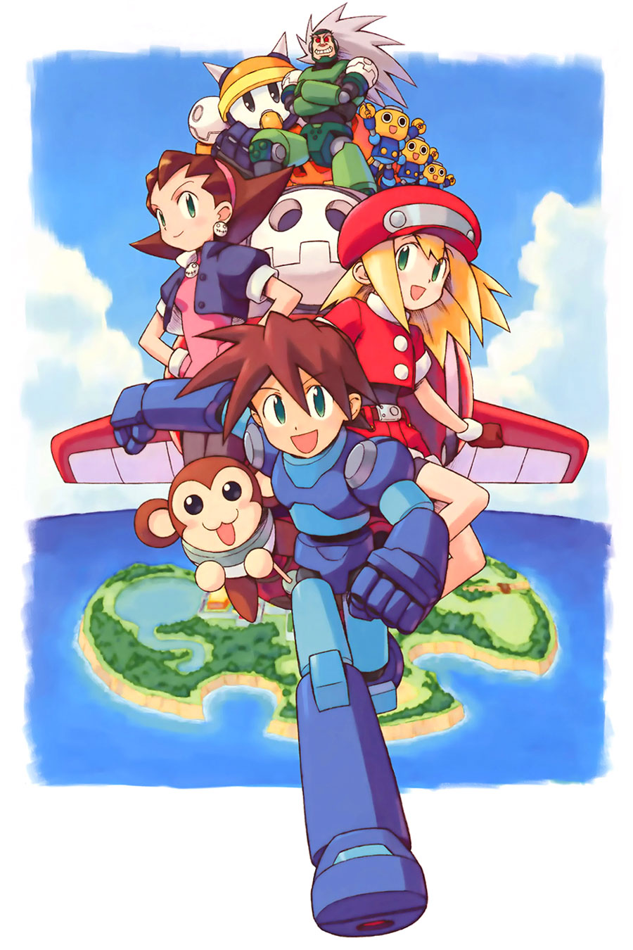 Promotional Art from Mega Man Legends